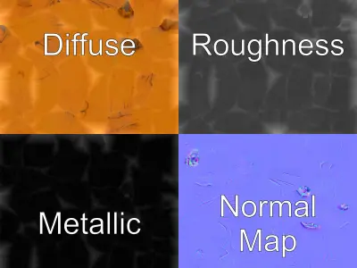 Detailed Sweet Potato Model Pack Low-poly 3D model