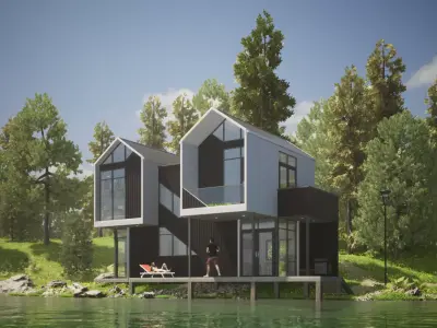 033Smallhouse2f65m2 3D model
