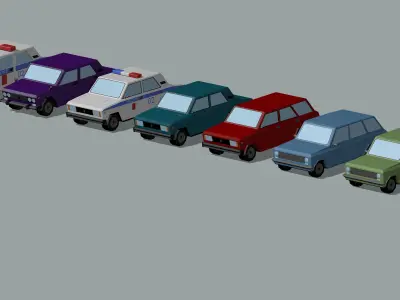 VAZ classic 3D model