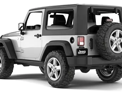 Jeep Wrangler Rubicon 2007 3D model