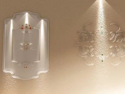  Wall decoration  molding LS design  3D model