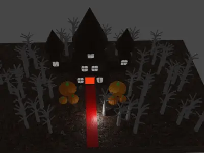 Casa de Halloween  3D model