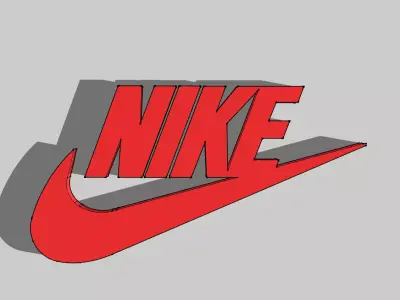 Nike Logo 3D print model