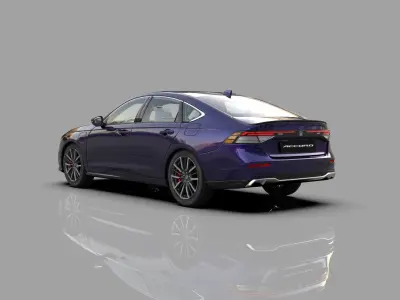 Honda Accord 2023 HQ interior 3D model