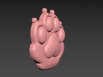Cat Paw 3D print model