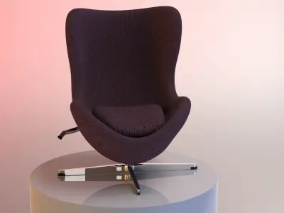 Egg chair- Arne Jacobson Free 3D model