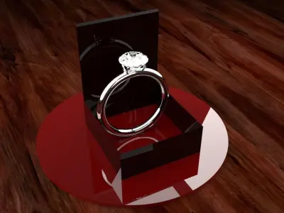 Diamond ring 3D model get