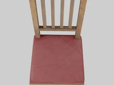 wooden chair  3D model purchase