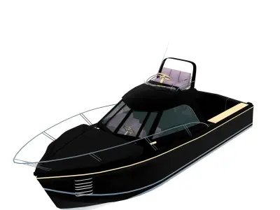 Luxury Yacht 3D model