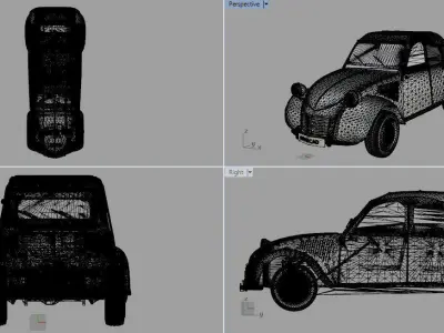 Citroen 2CV Free 3D model