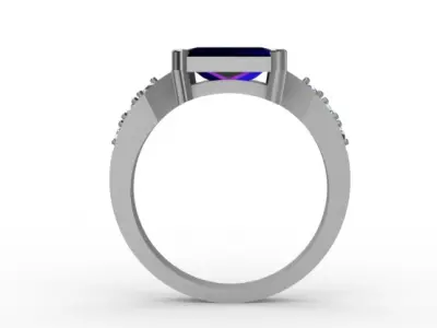 ANEL COM PEDRA  3D model