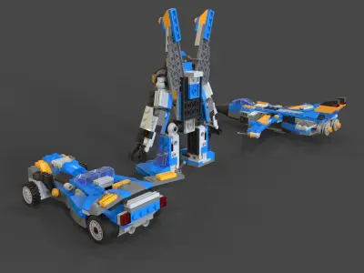 Lego Robot 3D model