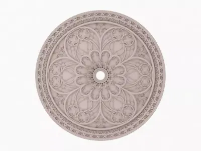 Classic Ceiling Medallion 64 3D model