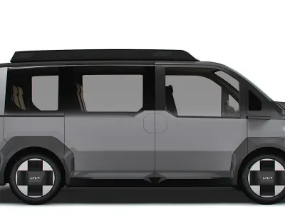 Kia PV5 RoboTaxi 2025 3D model