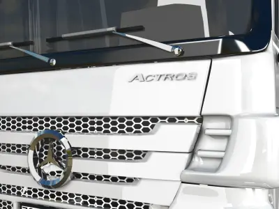 benz actros 01 3D model