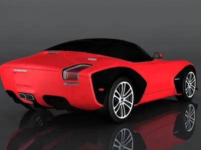 Devon GTX Low-poly 3D model