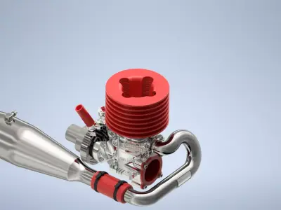 RC Nitro Engine 3D print model