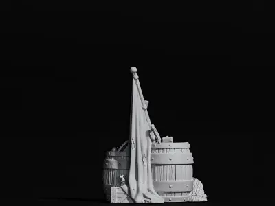 pile of ship 3D print model