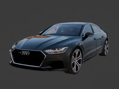 Audi A7 3D model by dhruvsadhu