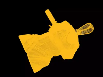 Cigar dog pendant charms - one inch pendant 3D print model