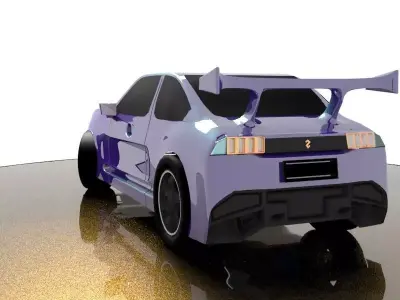  City Car Soul 100 Original Model 3D model