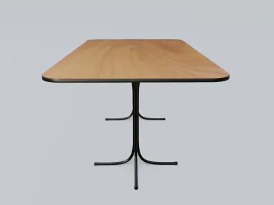 Modern Table - Office - Mesa Moderna Low-poly 3D model