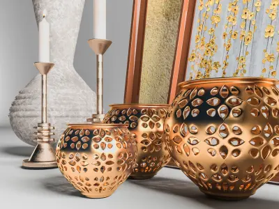Decorative set 005 3D model