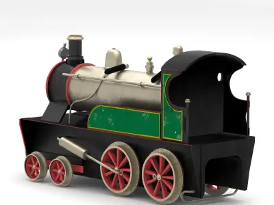 old trian toy 3D model