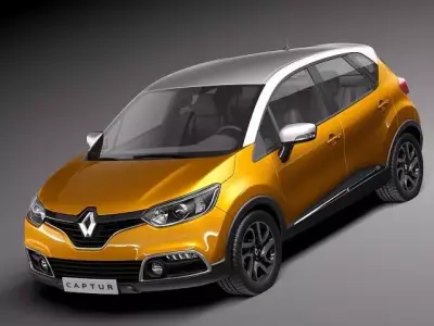 Renault Captur 2014 3D model