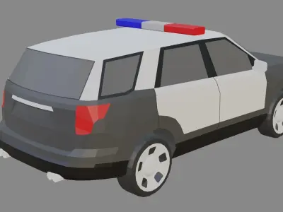 LowPoly Car Pack Low-poly 3D model