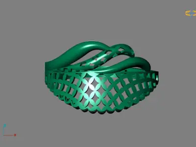 Fancy Womens Rings Plain Rings Ready STL 3DM Models Rings 3D print model 9
