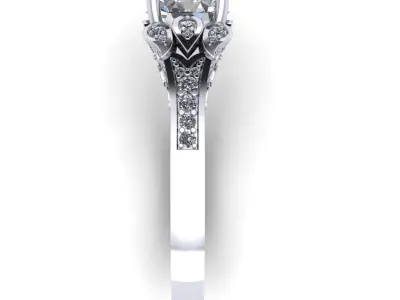 Ring Diamond new 3D print model