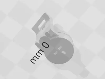 Presure sensor male 3D print model