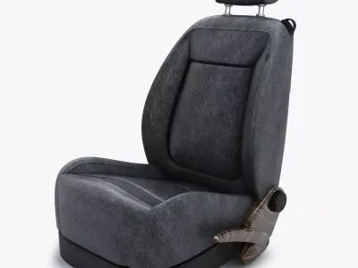 Realistic Car seat 3D model