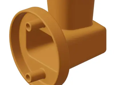 Plastic Truck Mirror Cover Toy 3D model