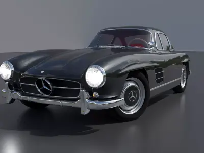 Mercedes benz w198 3D model