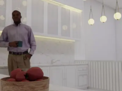 KITCHEN SET MODERN CLASSIC 3D model