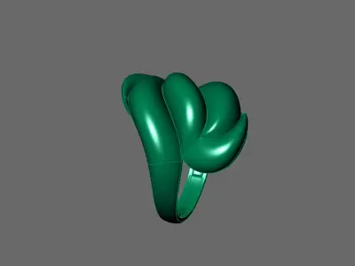 Women Ring Plain Ring Ready STL 3DM Models Womens Rings 3D print model purchase