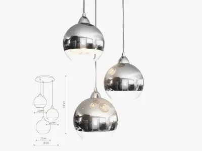 Nowodvorski GLOBE III 9306 lamp 3D model