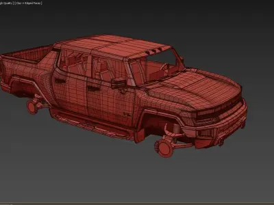 Hummer ev 3D model