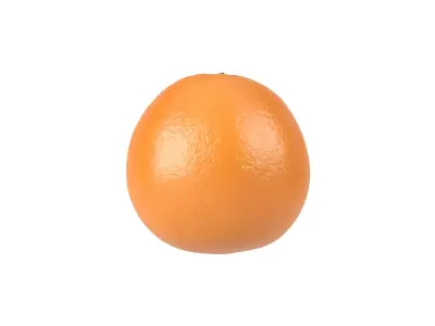 Photorealistic Orange 3D Scan 3 3D model