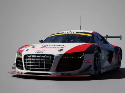 Audi R8 LMS 2014 3D model