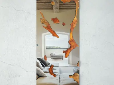 Teak Root Mirror 7 3D model