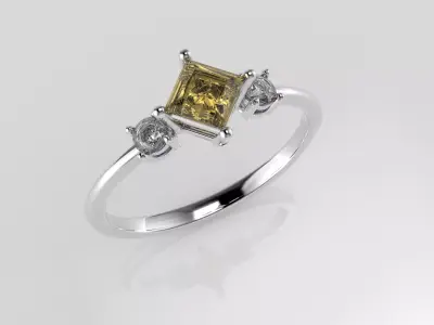 Minimalist Nova Ring 3D Model 3D print model