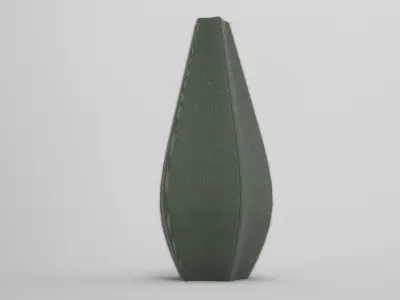 Pentagon Vase Low-poly 3D model