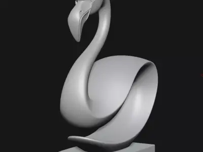 flamingo 3D print model
