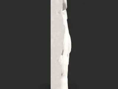 Primitive Rock Barrier Module 3D print model