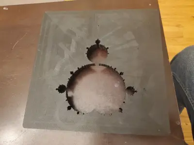 Mandelbrot Set - Window Decoration Free 3D model