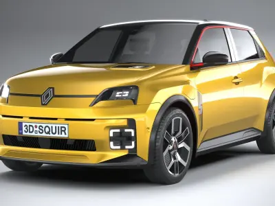 Renault 5 E-Tech 2025 3D model