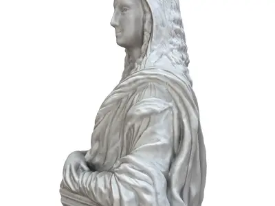 monalisa mona lisa bust 3D model